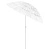 Hawaii Beach Umbrella White 180 cm - UV Protection