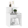 High Gloss White Bed Cabinets 2 pcs | Stylish Storage Solution