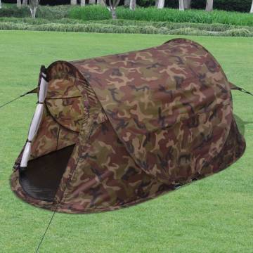 2-Person Pop-up Camouflage Tent - Lightweight & Durable