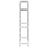 2-Tier Grey Storage Rack for Washing Machine - Hipomarket UK