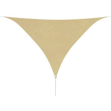 Sunshade Sail Oxford Fabric Triangular 3.6m - Beige