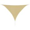 Sunshade Sail Oxford Fabric Triangular 3.6x3.6x3.6 m Beige Colour beige Size 3.6 x 3.6 x 3.6 m Quantity in Package 1 