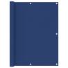 Balcony Screen Blue 120x500 cm Oxford Fabric Colour blue Size 120 x 500 cm Quantity in Package 1 