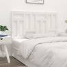 Bed Headboard White 145.5x4x100 cm Solid Wood Pine Colour white Size 145.5 x 100 cm Quantity in Package 1 