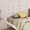 Bed Headboard White 96x4x104 cm Solid Wood Pine Colour white Size 96 x 104 cm Quantity in Package 1 