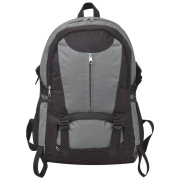 Hiking Backpack 40L Black and Grey - Durable & Comfortable