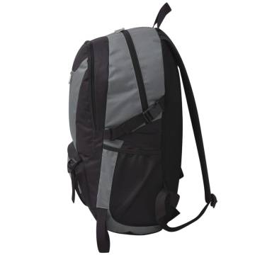 Hiking Backpack 40L Black and Grey - Durable & Comfortable