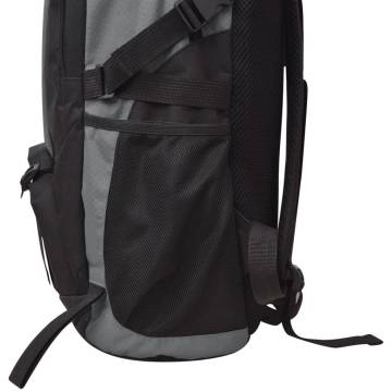 Hiking Backpack 40L Black and Grey - Durable & Comfortable