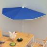 Garden Half Parasol with Pole 180x90 cm Azure Blue Colour azure blue Quantity in Package 1 