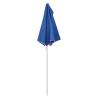 Garden Half Parasol with Pole 180x90 cm - Azure Blue