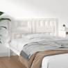 Bed Headboard White 145.5x4x100 cm Solid Wood Pine Colour white Size 145.5 x 100 cm Quantity in Package 1 