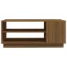 Brown Oak Coffee Table - Modern Engineered Wood Design | HipoMarket