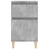 Elegant Concrete Grey Bedside Cabinets - 2 pcs | Hipo Market