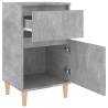 Elegant Concrete Grey Bedside Cabinets - 2 pcs | Hipo Market