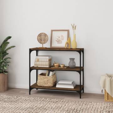 Book Cabinet Brown Oak 80x33x70.5 cm - Stylish Storage Solution