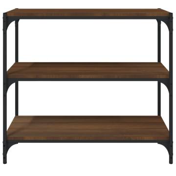 Book Cabinet Brown Oak 80x33x70.5 cm - Stylish Storage Solution