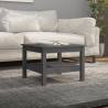 Coffee Table Grey 55x55x40 cm Solid Wood Pine Colour grey Size 55 x 55 x 40 cm Quantity in Package 1 