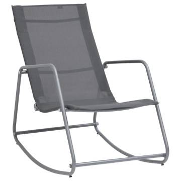 Garden Swing Chair Grey - Stylish Outdoor Comfort