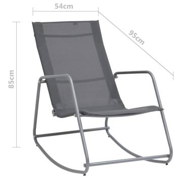 Garden Swing Chair Grey - Stylish Outdoor Comfort