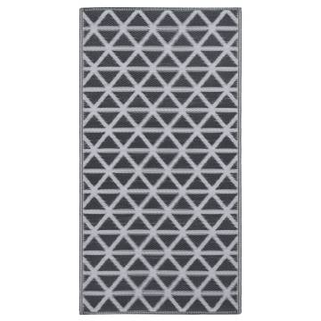 Trendy Outdoor Carpet Black 120x180 cm | Hipo Market