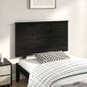 Black Solid Pine Bed Headboard - Stylish & Rustic Design