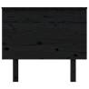 Black Solid Pine Bed Headboard - Stylish & Rustic Design