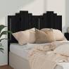 Bed Headboard Black 146x4x110 cm Solid Wood Pine Colour black Size 146 x 110 cm Quantity in Package 1 