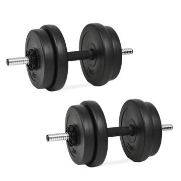 14 Piece Dumbbell Set - Versatile 20 kg Weight Training