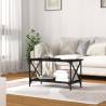 Elegant Black Coffee Table - 80x45x45 cm | Hipomarket