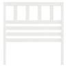 Stylish White Bed Headboard - Solid Pine Wood 96x4x100 cm