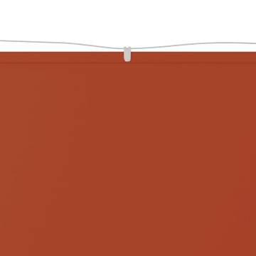 Vertical Awning Terracotta 140x420 cm - Oxford Fabric