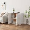 High Gloss White Sideboard - 80x33x70 cm | Hipomarket UK