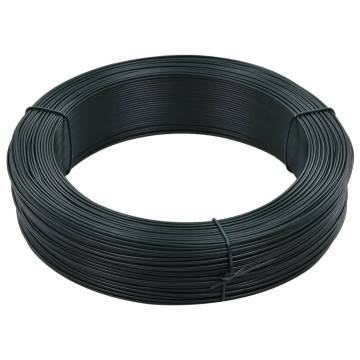 Fence Binding Wire 250m - Durable Steel Blackish Green