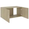 Wall Mounted Cabinet Sonoma Oak - 80x39x40 cm | HipoMarket