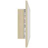 LED Bathroom Mirror Sonoma Oak 80x8.5x37 cm - Modern Style