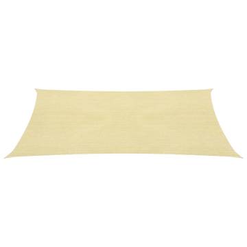 Beige HDPE Sunshade Sail 2x2m - Perfect Outdoor Shade Solution