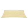 Sunshade Sail HDPE Square 2x2 m Beige Colour beige Size 2 x 2 m Quantity in Package 1 