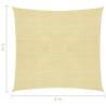 Beige HDPE Sunshade Sail 2x2m - Perfect Outdoor Shade Solution