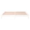 LED Bed Frame White 180x200 cm Super King Size - Hipomarket