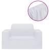 Stretch Couch Slipcover White Polyester Jersey | HipoMarket