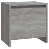 Elegant Grey Sonoma Bedside Cabinets - Set of 2