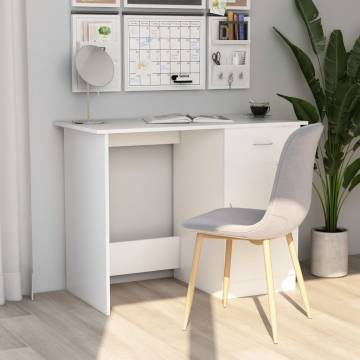 Modern White Desk 100x50 cm - Stylish & Functional Furniture