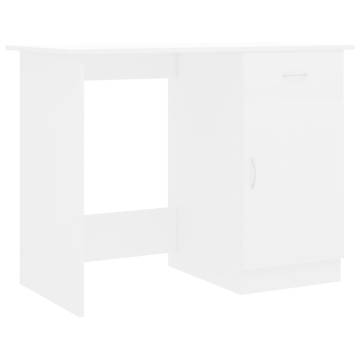 Modern White Desk 100x50 cm - Stylish & Functional Furniture