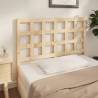 Bed Headboard 125.5x4x100 cm Solid Wood Pine Colour natural Size 125.5 x 100 cm Quantity in Package 1 