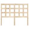 Stylish Solid Pine Bed Headboard - 125.5x4x100 cm