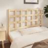 Stylish Solid Pine Bed Headboard - 125.5x4x100 cm