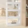 Book Cabinet/Room Divider White 60x30x103 cm Engineered Wood Colour white Quantity in Package 1 