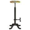 Stylish Bar Stools Set - Cast Iron & Reclaimed Wood