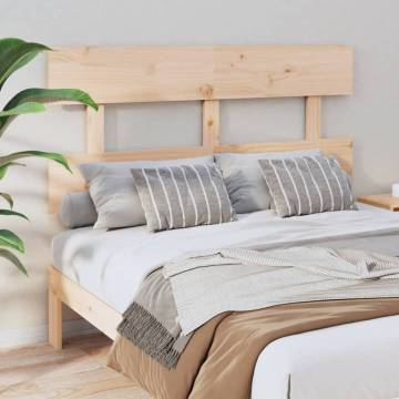 Solid Pine Bed Headboard 144x3x81 cm - Stylish & Comfortable