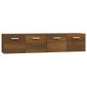 Wall Cabinets 2 pcs Brown Oak - Stylish & Practical Storage